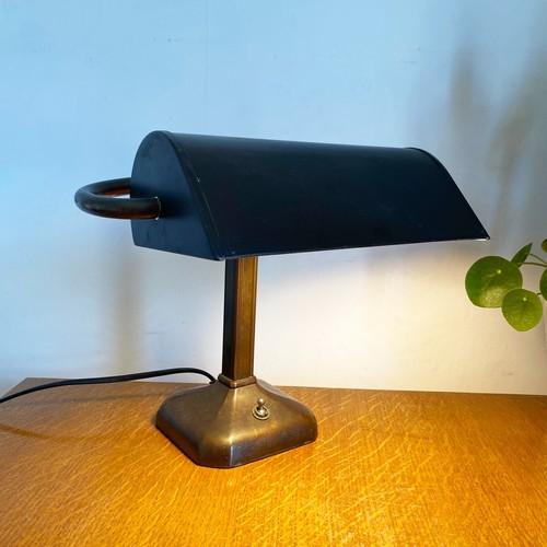 Vintage bankers lampe 30er - bankers,