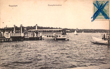 AK BERLIN TEGEL Dampferstation 1912