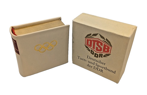 Minibuch ddr olympische - minibuch, "olympische