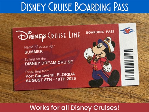 Disney cruise bordkarte - disney,