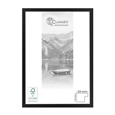 Bilderrahmen Schwarz Matt Collage20 nach Maß FSC® Holz eckig M2016