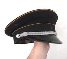 DDR schwarze Bergmann Schirmmütze / Mütze (für Bergbauumzug - Uniform) DDR DDR