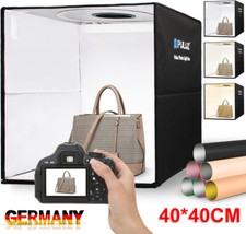 40CM Fotobox Fotostudio Set 160LED Lichtbox Lichtwürfel für Fotografie Faltbare