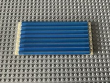 Lego 150 Eisenbahn Schienen Blau Gerade 8 Stück (Sch)
