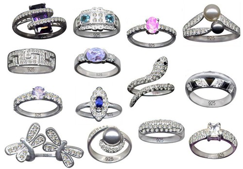 925 silber ring - 925, *