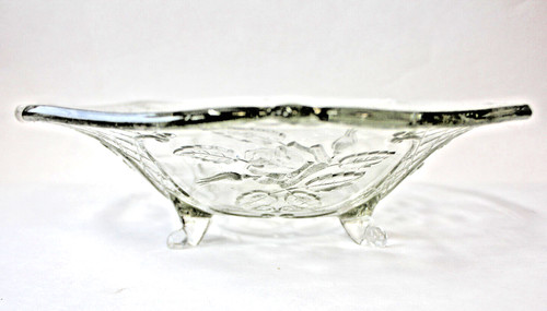 Alte große glas schüssel - große,