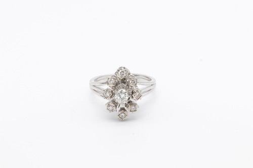 750 weißgold art déco ring - déco,