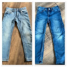 2xJeans Jungen gefüttert 122/128 