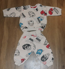 Marvel Comics Zweiteiler Sportanzug Trainingsanzug Oberteil + Hose Gr. 68