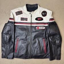 Racing biker lederjacke - (xl),