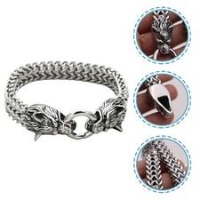 Armband Mit Tierkopf Silbernes