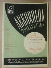 Musiknoten " Akkordeon-Spielereien " - 10 Original Kompositionen
