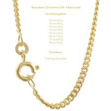 Edle Goldkette Panzerkette