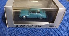 Audi Modellauto PKW DKW 3=6 F91 Sonderklasse blau 1:43 OVP