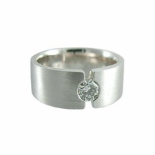 1 Karat Rund Solitär Herren