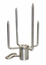 1x Edelstahl Fleischklammer