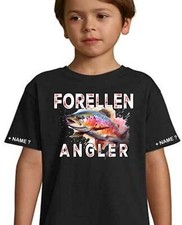 Cooles Anglershirt Forellenangeln Angler Funshirts Kinder Fische T Shirt Motiv 5