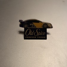 Pin Anstecknadel Old Spice / Opel Calibra / Team Rosberg 90er Jahre Vintage