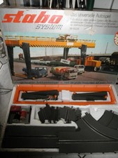 stabo car Universall Container LKW Verladebrücke Rennbahn Schienen Weiche