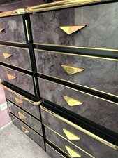 Komplette Schlafzimmer: Bett, Schrank, 4 Kommode, makeup Tisch, Matratze