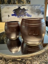 Set Of 2 Vintage  Stoneware