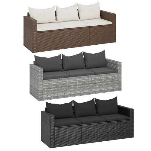 Sitzer gartensofa mit - 3-sitzer, kissen