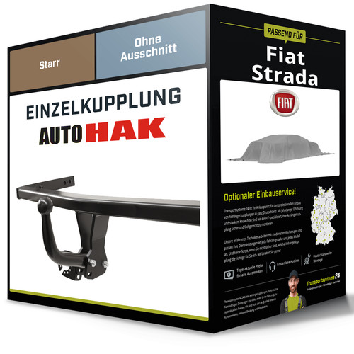 Starre anhängerkupplung für - starre,
