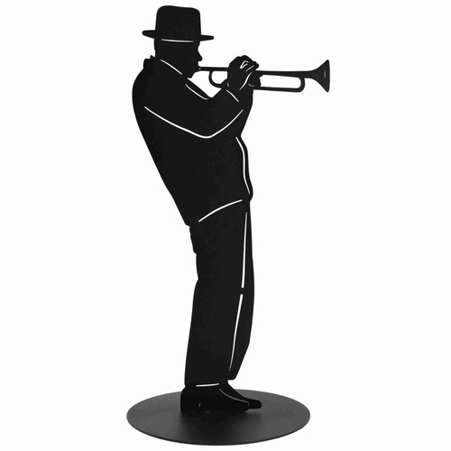Trompeter schwarz 40cm - , figur