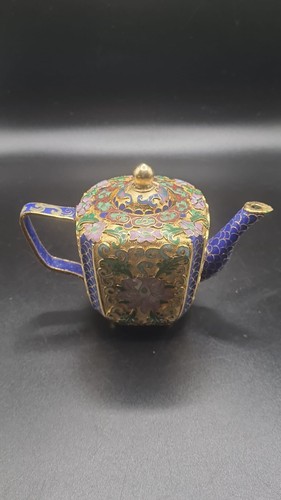 Cloisonne teekanne bunt - bunt, deko