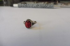 schöner ,alter Ring , 83 Silber , Marienkäfer , Kinderring
