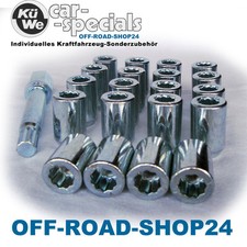 Radmutter M12x1,25 m. SUZUKI, NISSAN, LADA - DAIHATSU ALU-Felgen AEZ + DOTZ 1x