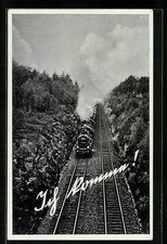 Dampflokomotive der - ak,