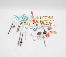 Playmobil Zubhör Ritter Helme Waffen Aufkleber vintage