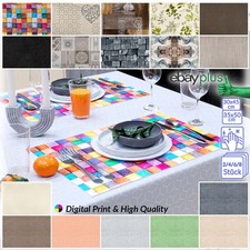Tischset Platzset Platzdeckchen waschbar Tischmatte PVC Platzmatte große Größen
