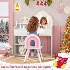 2 in 1 Schminktisch Kinder mit