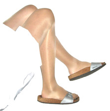 Birkenstock Pantoletten Flats Schläppchen Sandaletten Gr. 42 Leder !