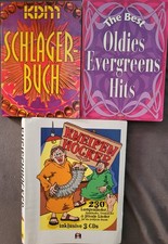 KDM Schlagerbuch + KDM The Best Oldies Evergreens Hits + Hildner Kneipenkocker