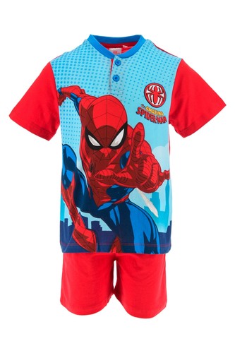 Spiderman jungen pyjama kurzer - jungen,