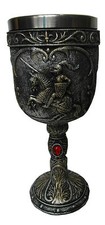 Mittelalter Weinkelch Ritter