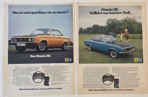 Opel manta werbebilder 70er - opel,