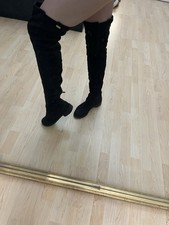 Overknee Boots Stiefel Flach