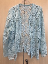 NEU!!! Kurze Weste in Hellblau/Größe 2XL/ Lochmuster