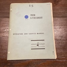 HP 7035B X-Y Recorder