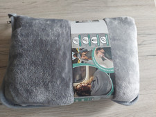 Reisedecke, Für Auto, Flugzeug, Camping, Reise, Zuhause, Kissen und Decke 2 in 1