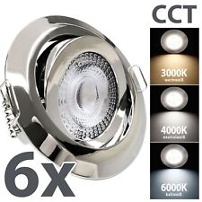 LED Einbaustrahler flach LUMIRA 5W warmweiß Einbauspot Deckenstrahler Deckenspot