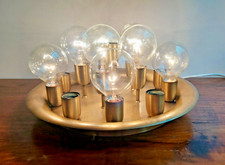 Star Leuchte Köln Vintage Deckenlampe Messing 16-flammig 48 cm Retro Mid-century