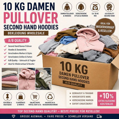 Damen pullover second - 10,