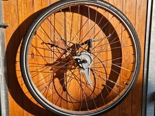 Vorderrad Laufrad 28 Zoll, Edelstahl, Trommelbremse
