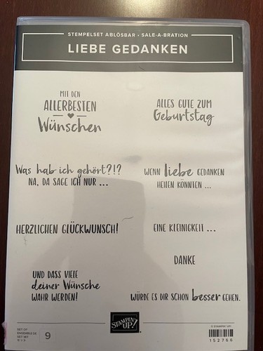 Stampin liebe gedanken - stampin,