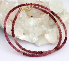 Rubellit Turmalin Kette